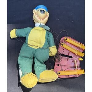 Yogi Bear Marionette Puppet Hanna-barbera by Knickerbocker Japan 1962 Nice! -2